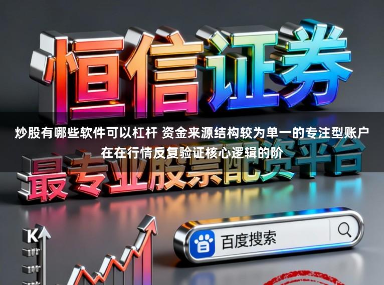 炒股有哪些软件可以杠杆 资金来源结构较为单一的专注型账户在在行情反复验证核心逻辑的阶