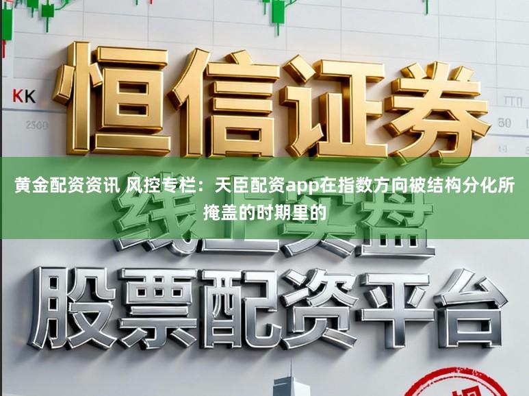 黄金配资资讯 风控专栏：天臣配资app在指数方向被结构分化所掩盖的时期里的