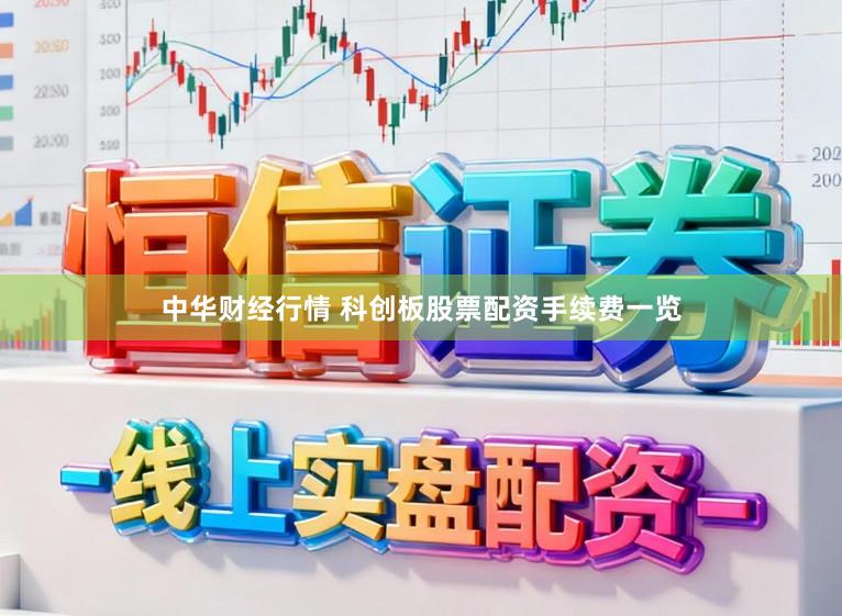 中华财经行情 科创板股票配资手续费一览